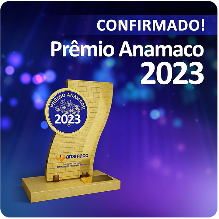 32ª edição Prêmio Anamaco no Espaço Unimed em SP - Será no dia 07 de Novembro de 2023 às 19h