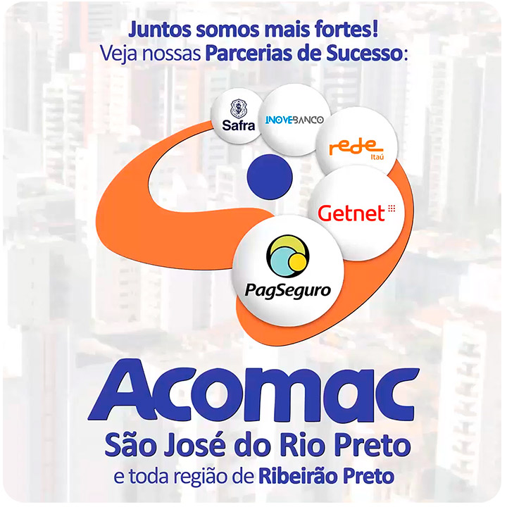 ACOMAC Rio Preto atende toda Região de Ribeirão Preto - Seja nosso Associado!