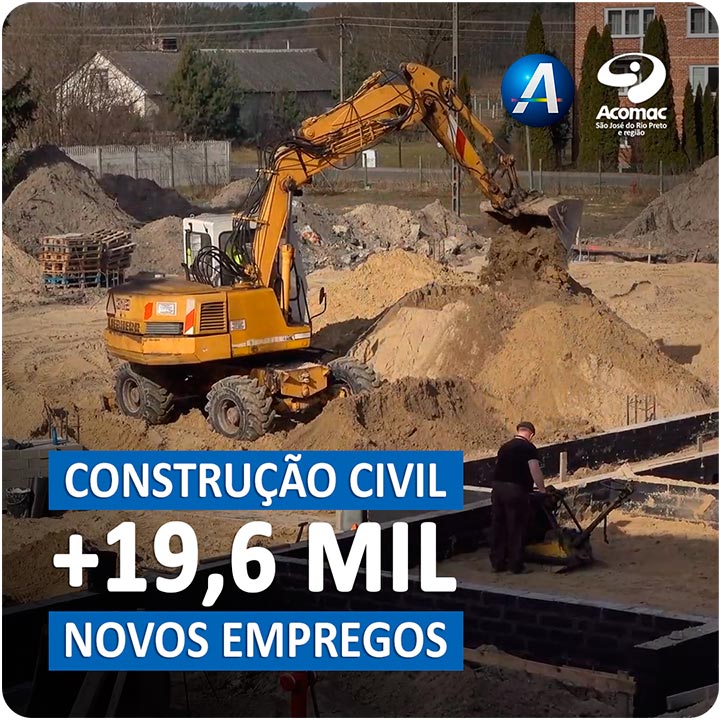 Construção gera mais 19,6 mil empregos - Quarto setor que mais abriu empregos no mês de Julho