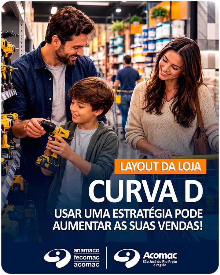 Curva D na frente da loja? - Entenda como o layout estratégico pode aumentar suas vendas
