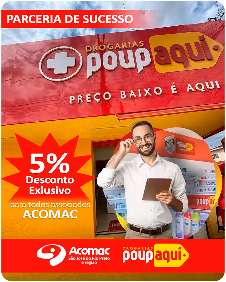 Nova Parceria de Sucesso com a Drogaria Poupaqui Eldorado - Desconto Exclusivo de 5% na compra de Medicamentos!