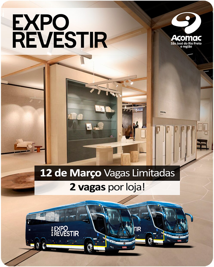 Expo Revestir 2026 – Revestimentos e Acabamentos - Conheça as últimas inovações tecnológicas e aproveite para fazer novas conexões profissionais