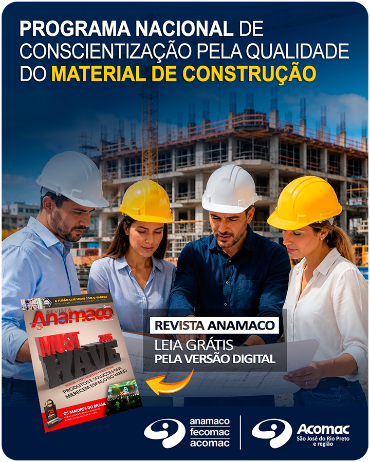 Programa Nacional de Conscientização pela Qualidade do Material de Construção - Lançamento oficial durante a Feicon 2026
